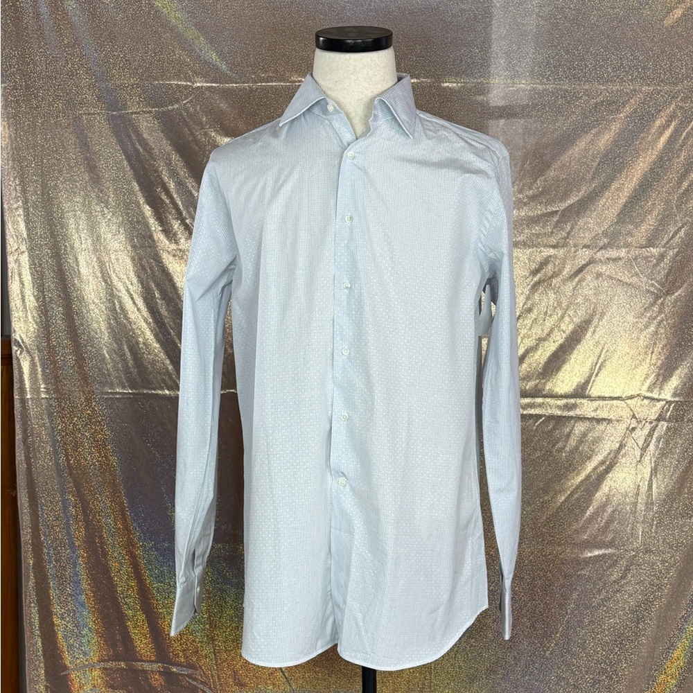 Canali Italy Light Blue Dress Shirt